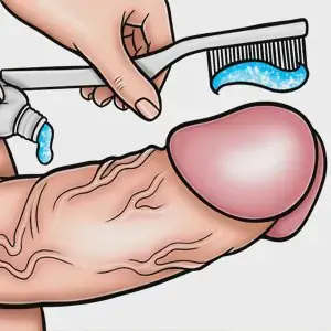 Brush your teeth and grow a big dick with this remedy!